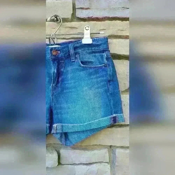 J crew blue denim shorts size 24 - Picture 4 of 16